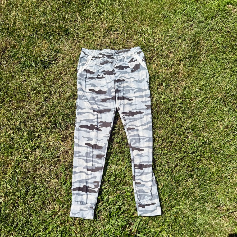 Lucky Brand Gray and Black Pajama Set for Relaxed Comfort